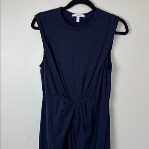 Derek Lam 10 Crosby Navy Sleeveless Dress - M